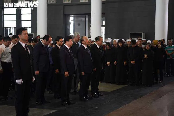 Ảnh: Lãnh đạo Đảng, Nhà nước viếng nguyên Chủ nhiệm Văn phòng Quốc hội Vũ Mão - 3