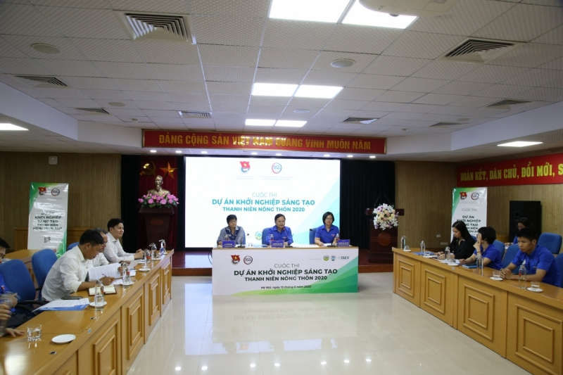 Chương tr&igrave;nh giới thiệu về cuộc thi Dự &aacute;n khởi nghiệp s&aacute;ng tạo thanh ni&ecirc;n n&ocirc;ng th&ocirc;n năm 2020