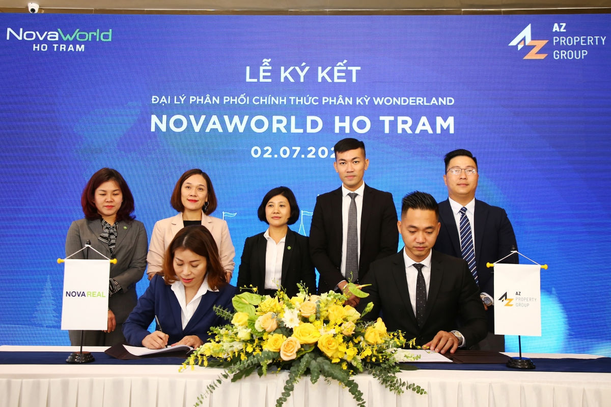 Lễ ký kết đại lý phân phối chính thức phân kỳ Wonderland - NovaWorld Ho Tram của Tập đoàn Novaland
