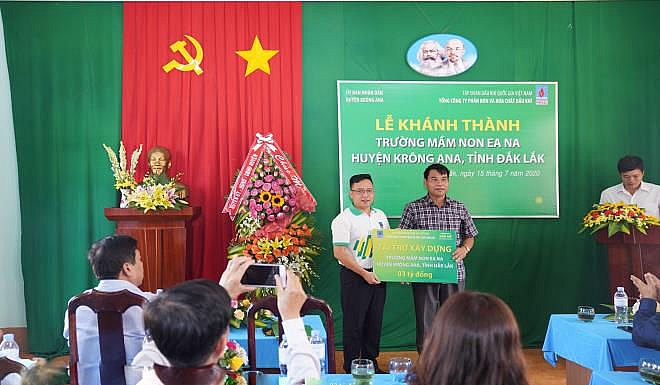PVFCCo khánh thành Trường mầm non Ea Na, huyện Krông Ana, tỉnh Đắk Lắk