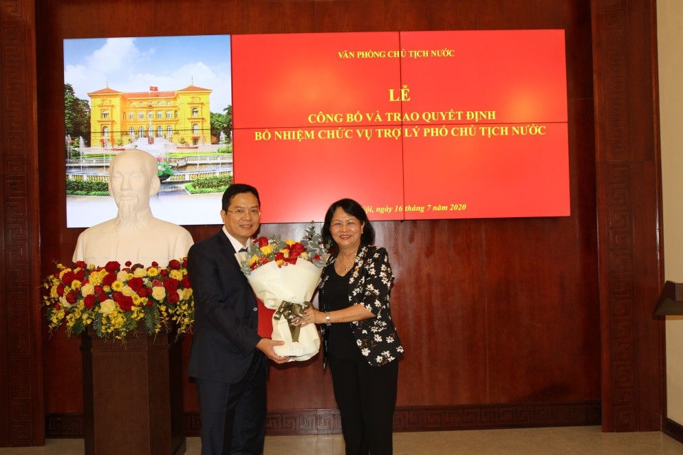 Ông Nguyễn Dũng Tiến được bổ nhiệm chức vụ Trợ lý Phó Chủ tịch nước - 1
