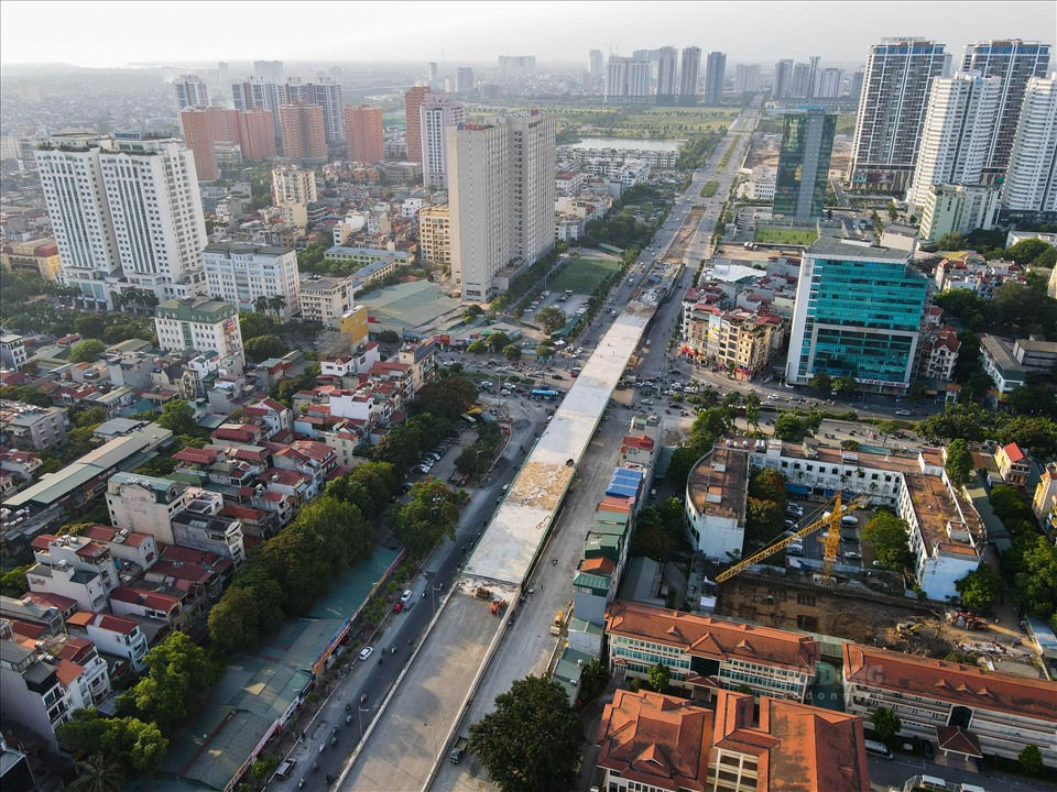 T&iacute;nh đến thời điểm hiện tại, đ&acirc;y được cho l&agrave; một trong những dự &aacute;n x&acirc;y cầu vượt c&oacute; quy m&ocirc; lớn nhất Thủ đ&ocirc;.
