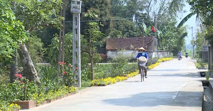 Bộ mặt n&ocirc;ng th&ocirc;n tại huyện Hoằng H&oacute;a đ&atilde; thay đổi r&otilde; rệt