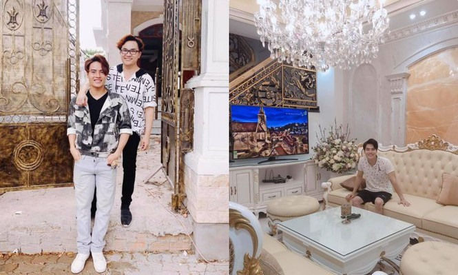 Không gian nội thất bên trong biệt thự của Đại Nghĩa. Ảnh: Chụp màn hình