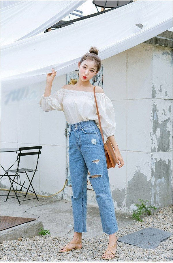 Muốn diện quần jeans mùa hè mà không bị bức bối, chị em hãy chọn 4 kiểu dáng này - Ảnh 11