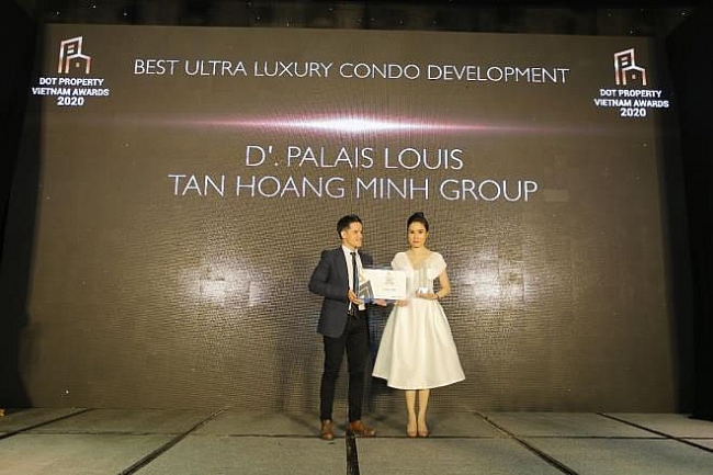 Tân Hoàng Minh lập hattrick giải thưởng lớn tại Dot Property Vietnam Awards 2020
