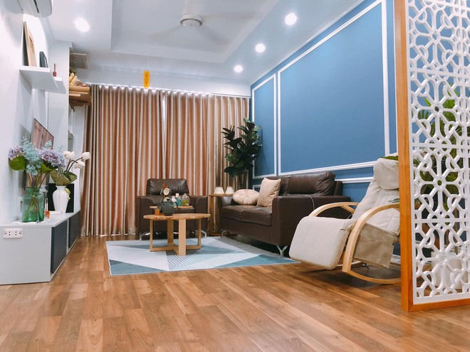 Phòng khách căn hộ Đỗ Duy Nam. Ảnh: NSCC