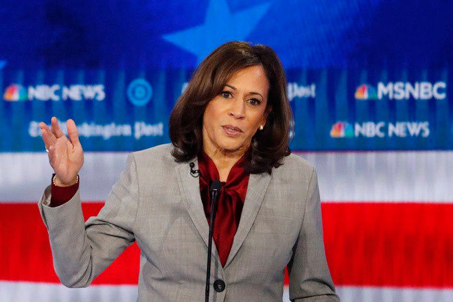 chan dung kamala harris - nu
