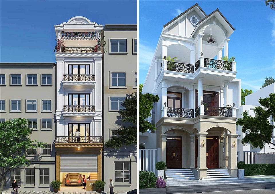 Mê mẩn phong cách nhà phố tân cổ điển, sang trọng và cuốn hút