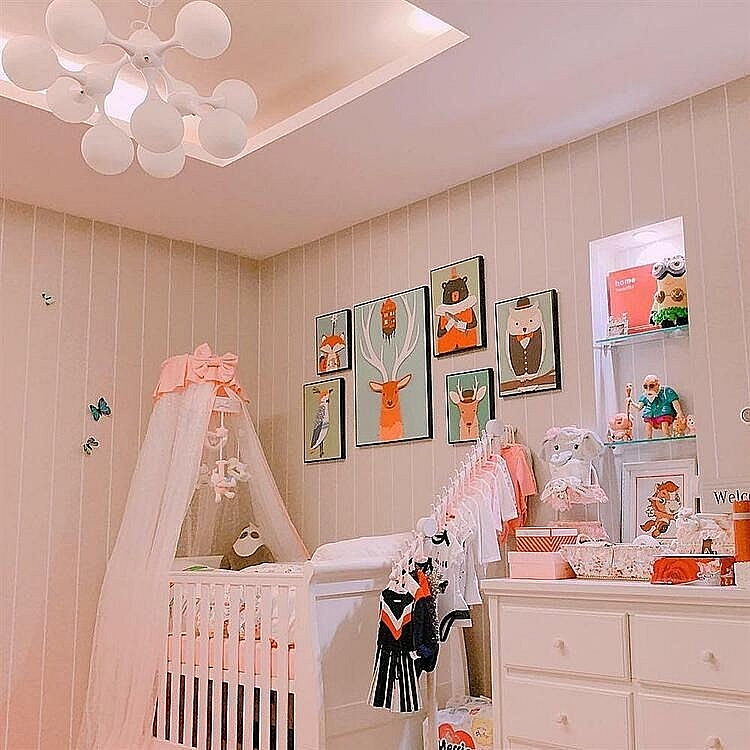 Sao Việt bài trí phòng ngủ cho con thế nào trong tổ ấm hàng chục tỉ đồng?
