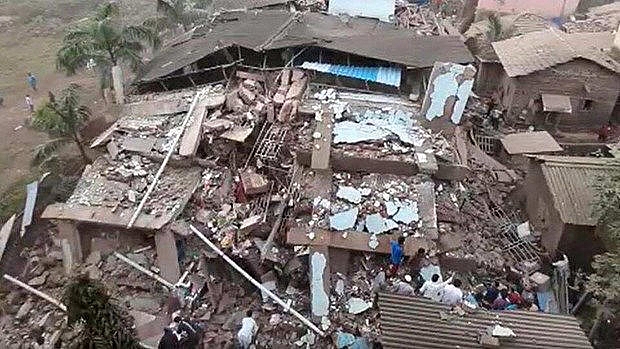 Sập nhà 5 tầng tại Ấn Độ khiến ít nhất 70 người bị mắc kẹt