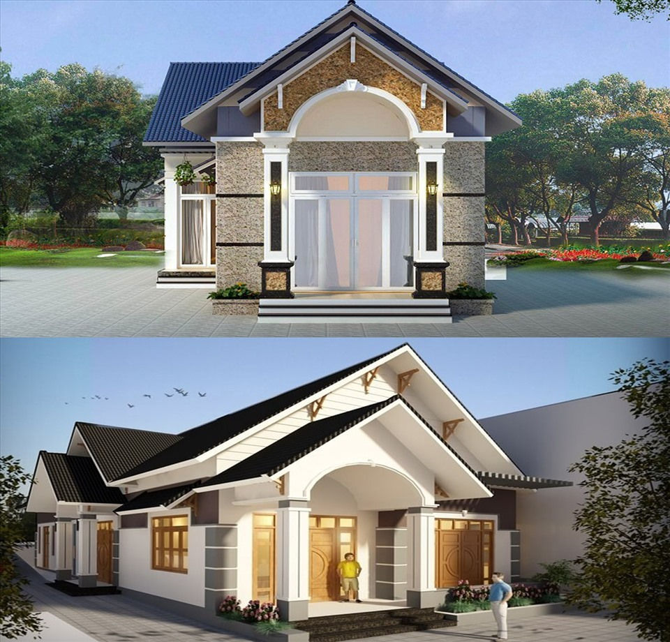 Thiết kế nhà cấp 4 dạng ống