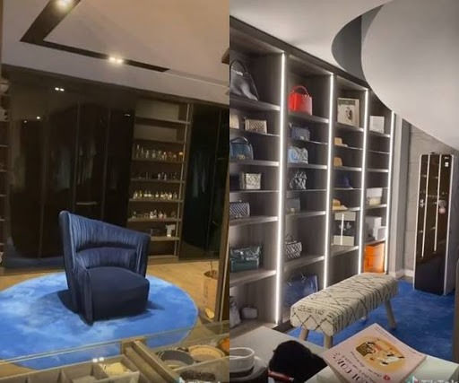 Khu để túi xách. Ảnh: Cắt từ clip