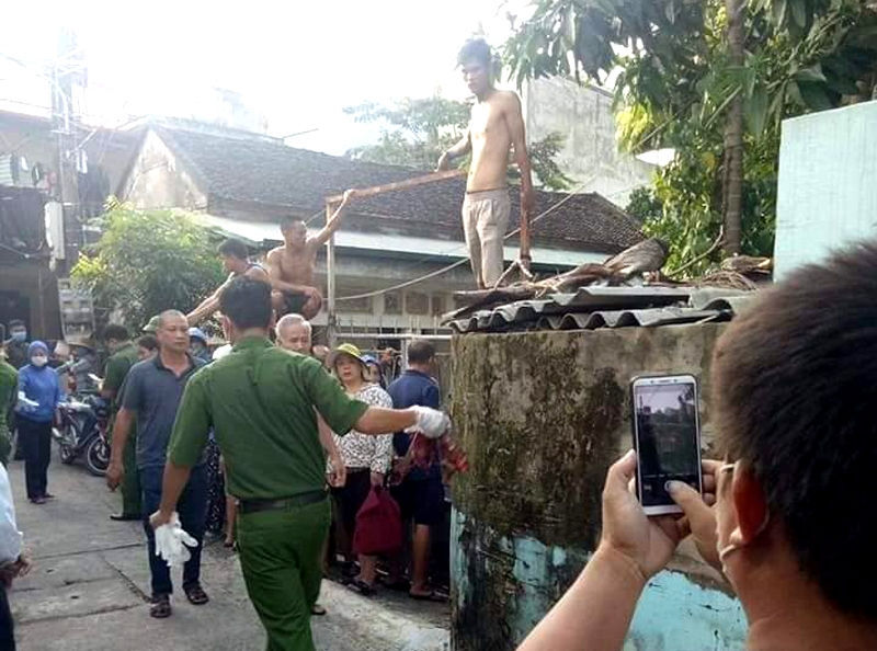 ha noi no binh gas trong xuong co khi khien 2 nguoi thuong vong