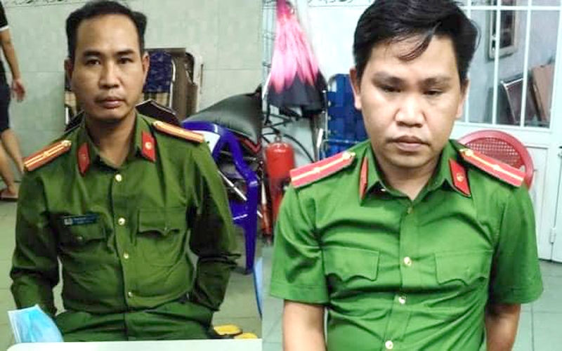 Hai đối tượng giả danh Công an để chiếm đoạt tài sản sẽ phải đối mặt 4 tội danh hai doi tuong gia danh cong an de chiem doat tai san se phai doi mat 4 toi danh