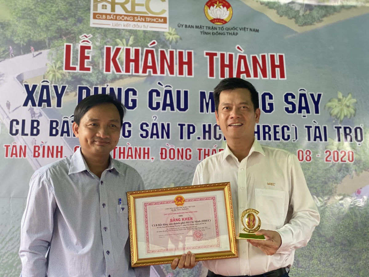 Khánh thành và trao tặng công trình cầu Mương Sậy, huyện Châu Thành, Đồng Tháp - Ảnh 2.