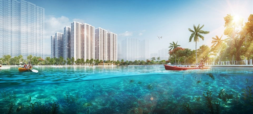 Trải nghiệm hoạt động chèo thuyền Kayak tại hồ trung tâm rộng 4,8ha