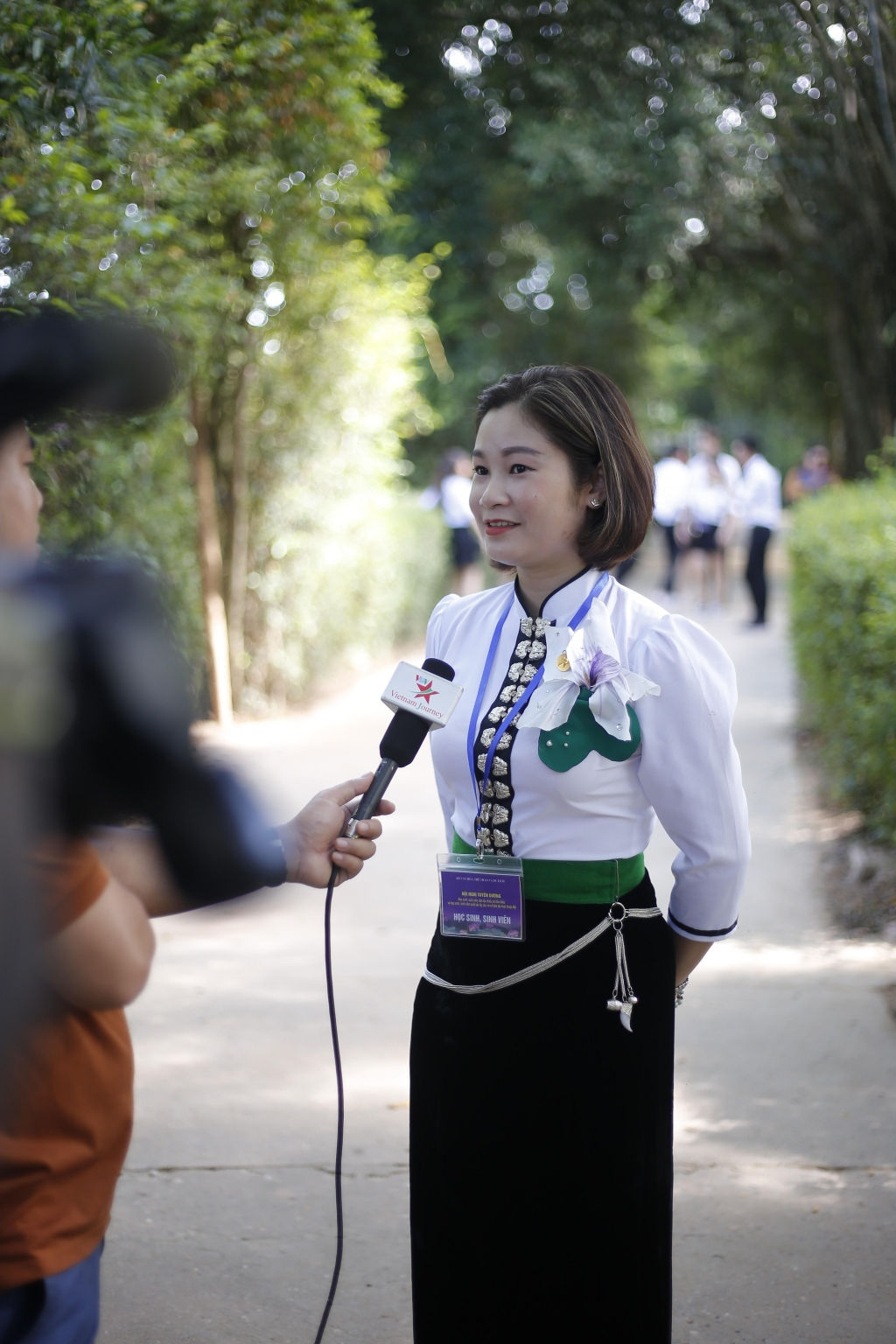 Quỳnh Anh tại Đại hội Học sinh sinh viên tiêu biểu toàn quốc 2019