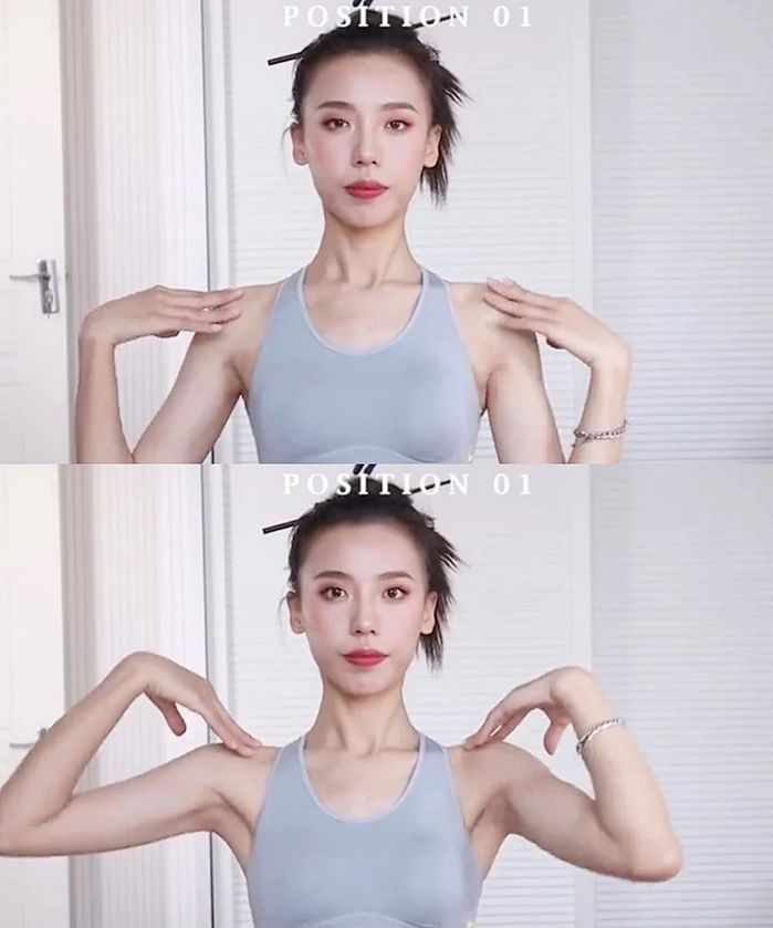 Bài tập giúp vai thon gọn, lộ xương quai xanh, diện đồ cực gợi cảm - Ảnh 2