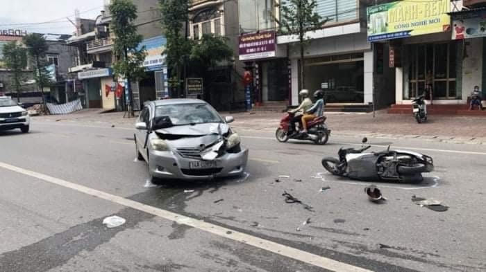 Hiện trường vụ tai nạn giao thông