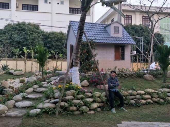 Một góc sân vườn. Ảnh: NSCC