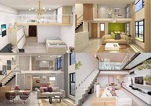 Sáng tạo gác lửng thông minh cho căn hộ có diện tích nhỏ