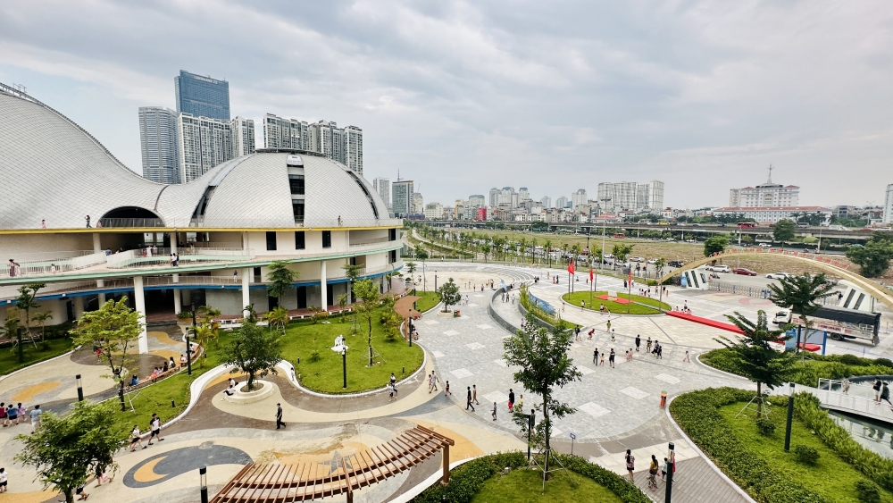 Bạn nhỏ Thủ đô hòa mình trong không gian sáng tạo Cung Thiếu nhi Hà Nội Bạn nhỏ Thủ đô hòa mình trong không gian sáng tạo Cung Thiếu nhi Hà Nội