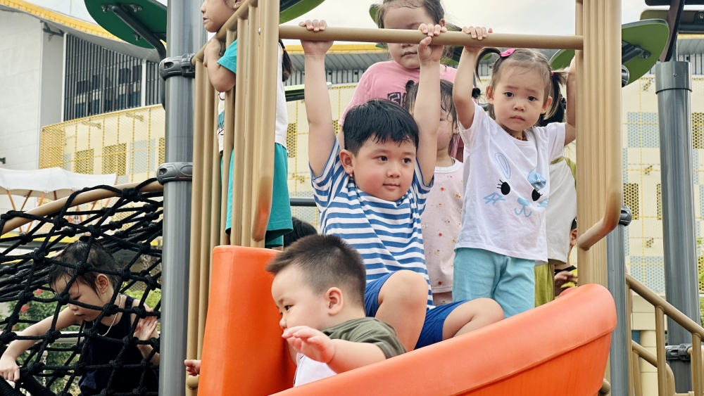 Bạn nhỏ Thủ đô hòa mình trong không gian sáng tạo Cung Thiếu nhi Hà Nội Khám phá cung thiếu nhi hiện đại bậc nhất Việt Nam
