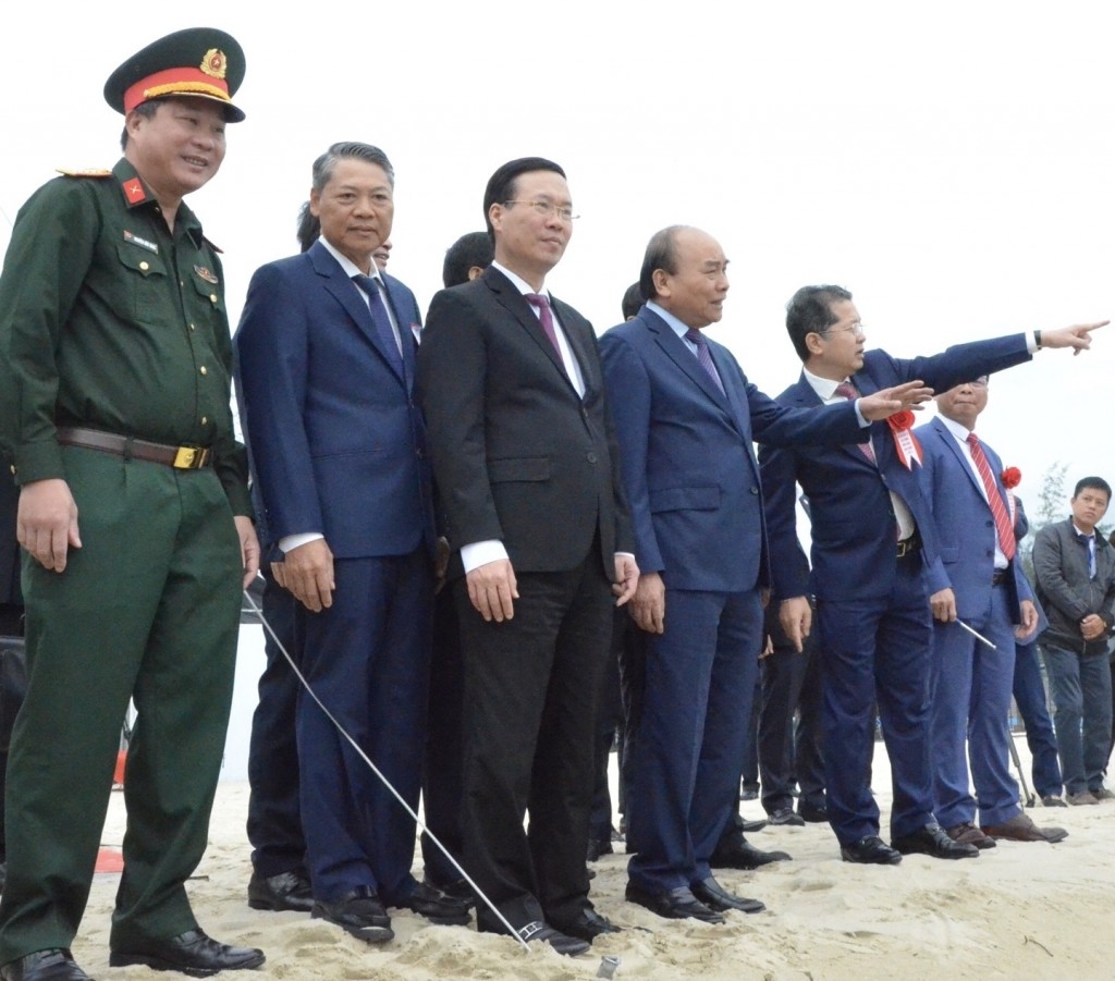 Chủ tịch nước Nguyễn Xuân Phúc dự Lễ khởi công Cảng Liên Chiểu Đà Nẵng