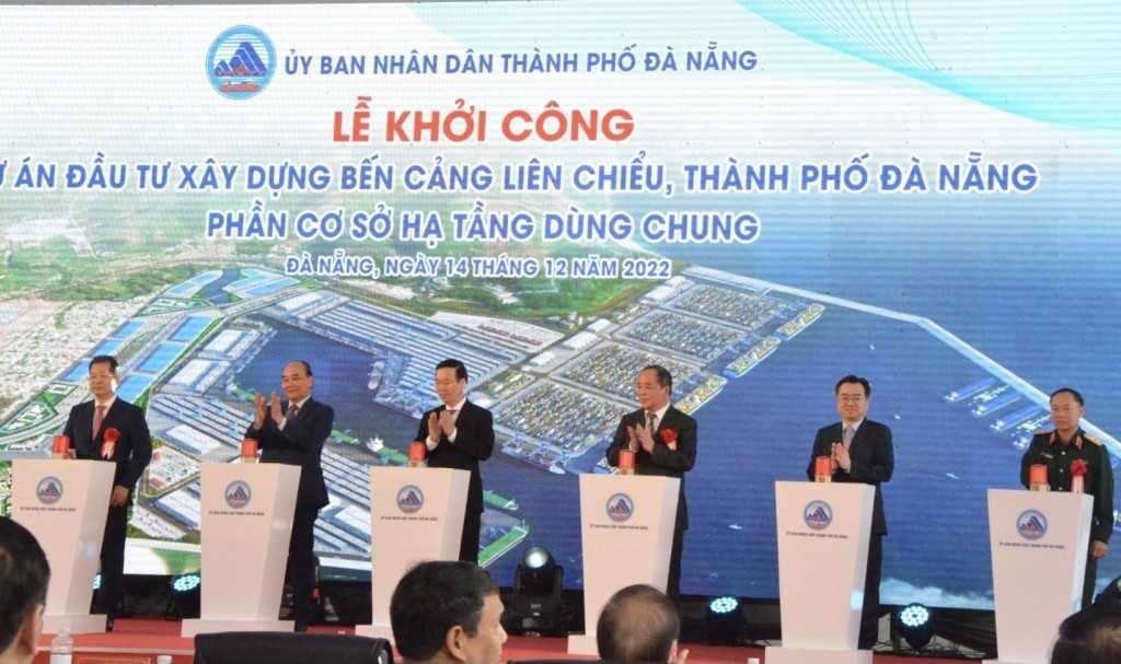 Chính thức bấm nút khởi công dự án Cảng Liên Chiểu - Đà Nẵng