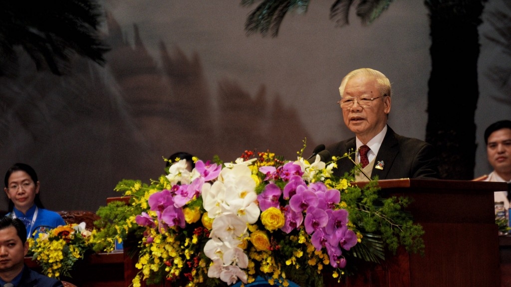Tổng Bí thư Nguyễn Phú Trọng phát biểu tại Đại hội đại biểu toàn quốc Đoàn TNCS Hồ Chí Minh lần thứ XII